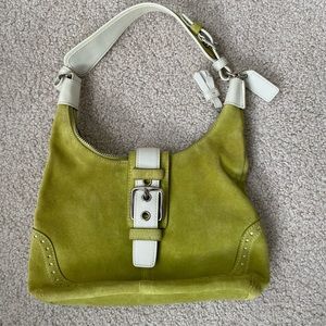 NWOT Coach Suede purse